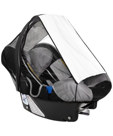 Sunnybaby 11186 - Universal sun protection for baby seats sunroof with insect protection |UV protection UPF 50+ |versatile |With intervention - color: nature |Quality: Made in Germany