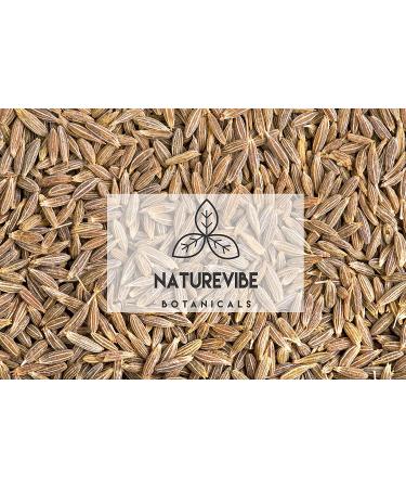 Naturevibe Botanicals Organic Whole Cumin Seeds 1lb - Gluten-Free & Non-GMO | Raw Cuminum cyminum L. for Flavor | 1 Pound Pack - Buy Online on SooperMarket.com