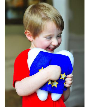 Tooth Fairy Superhero Pillow Set with Notepad and Keepsake Pouch | Boy's 3 Piece Gift Includes Pillow with Pocket, Notepad, and Photo Pouch - Buy Online on SooperMarket.com
