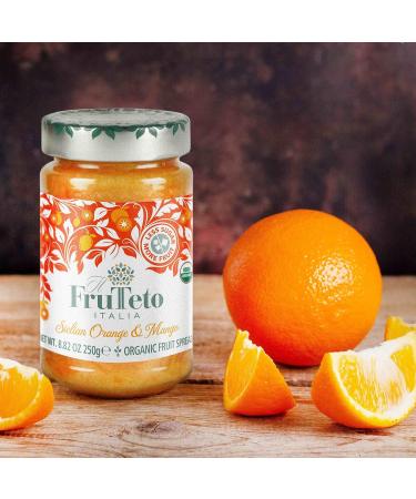 il FruTeto Italia Orange & Mango Organic Fruit Spread. 250g. Made in Tuscany only with Fruit. No Added Sugar. No Preservatives. - Buy Online on SooperMarket.com
