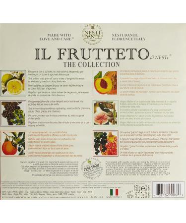 Nesti Dante IL Frutteto Soaps Gift Set - 6 Pack | Luxurious 5.3oz Soaps for Gifting | International Shipping Available - Buy Online on SooperMarket.com