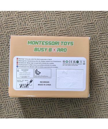 Joyreal Montessori Busy Board | Educational Wooden Toys for Toddlers 2-4 Years | Motor Skills Development - Buy Online on SooperMarket.com