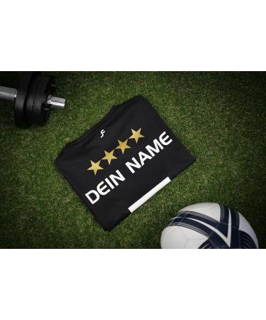 Buy De Fanshop Germany Jersey 2024 for Kids & Young Men | Black Football Shirt Set with Custom Name | Perfect Original Gift - Buy Online on SooperMarket.com
