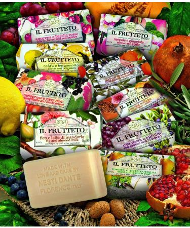 Nesti Dante Il Frutteto Olive & Tangerine Moisturizing Soap 250g/8.8oz - Buy Online on SooperMarket.com
