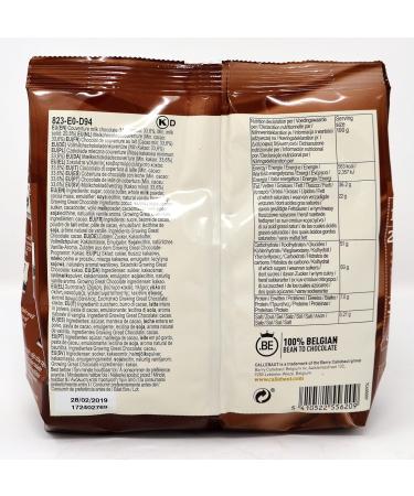 Callebaut 4 x 400g Bundle - Belgian Dark Milk & White Chocolate Couverture (Callets) - Buy Online on SooperMarket.com