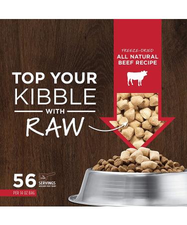 Instinct Raw Boost Mixers Freeze Dried Dog Food Topper - Grain Free Beef 14oz - Buy Online on SooperMarket.com