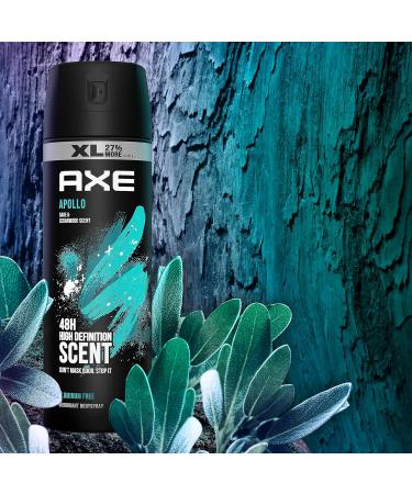 Axe Apollo Deodorant Body Spray For Men 48H Odor Protection Sage & Cedarwood Aluminum Free Body Spray Deodorant 5.1oz - Buy Online on SooperMarket.com