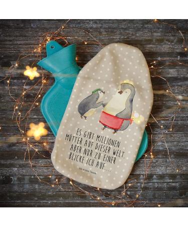 Mr. & Mrs. Panda Warm Bottle Penguin | Unique Gift for Birthdays & Mother's Day | Cozy Hot Water Bottle & Warming Pillow in Gray - Buy Online on SooperMarket.com