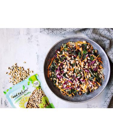 5lb Non-GMO Black-Eyed Peas | Raw Dried Whole Cow Peas | Vegan & Kosher | High Fiber for Soups, Stews, Salads & Burgers - Buy Online on SooperMarket.com