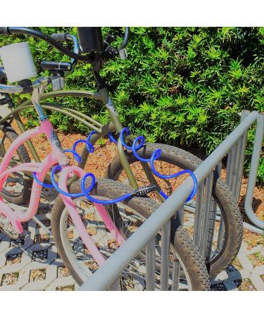 DocksLocks 10ft Anti-Theft Coiled Cable with Combination Lock for Kayaks, Bicycles, Paddleboards - Weatherproof Security Solution - Buy Online on SooperMarket.com