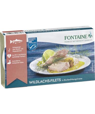 Fontaine wild salmon fillets in mustard-honey cream (200 g) 200 g (1 pack)