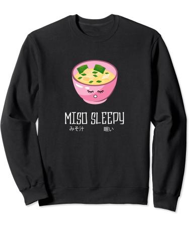 Japanese Classic Anime Miso Sleepy Ramen Bowl Sweatshirt