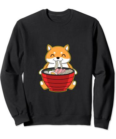 fox ramen kawaii foxes Japanese noodles Sweatshirt
