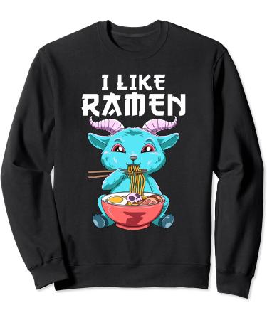 I Like Ramen Baphomet Anime Sweatshirt