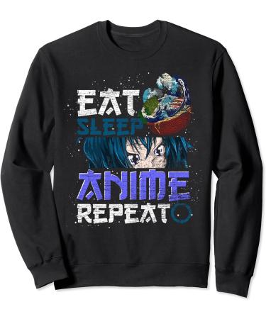 Otaku Kawaii Japanese Ramen Noodles Waves Manga Foodie Anime Sweatshirt
