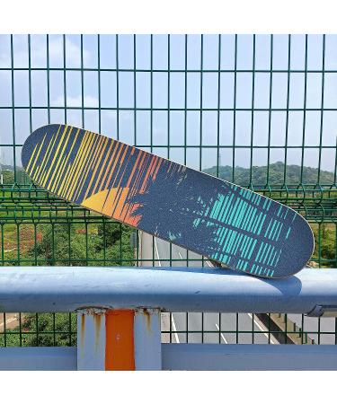 Biekaya Beach Palm Trees Skateboard Grip Tape 33 x 9 | Anti-Skid Sandpaper for Longboards | Easy Apply Bubble-Free Griptape - Buy Online on SooperMarket.com