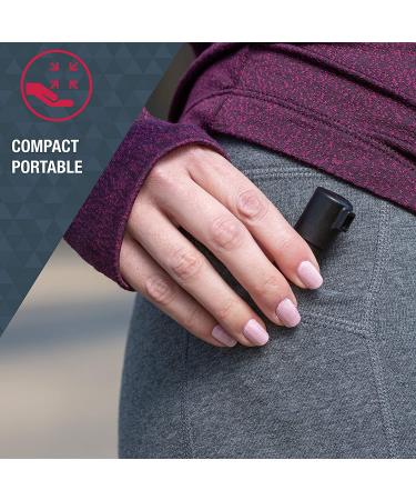 SABRE Mighty Discreet Pepper Spray - Ultra-Compact Design - 16 Bursts - 12-Foot Range - UV Marking Dye - Key Chain - Black - Buy Online on SooperMarket.com
