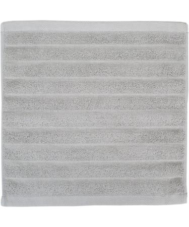 Luxurious 6 Pack Soft Hotel & Spa Quality 100% Cotton Washcloth Face Towels Set - Grey 12x12 inch - Buy Online on SooperMarket.com