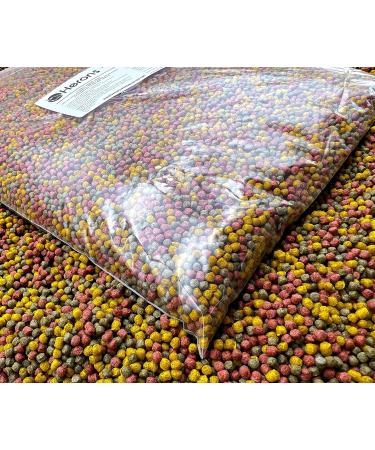 HERONS Koi Trio Pellets 3mm Premium Fish Food - 1Kg | Prebiotic with Spirulina, Omega 3 & Amino Acids | Enhances Color & Growth for Japanese Koi & Pond Fish - Buy Online on SooperMarket.com