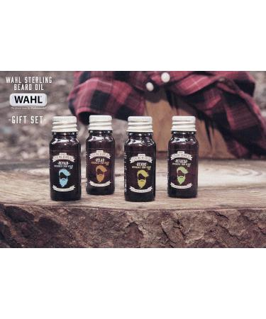Wahl Beard Oil Gift Set - Nourishing Beard Softener and Moisturizer for Men - Hydrates, Conditions, and Soothes Itchy Facial Hair - Buy Online on SooperMarket.com