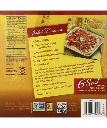 Crunchmaster Multi Grain 6 Seed Cracker 14 Oz Sesame - Pack of 2 - Buy Online on SooperMarket.com