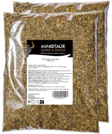 Buy MINOTAUR Dried Thyme 2 x 500g | Premium Quality Spices for International Shipping - Buy Online on SooperMarket.com