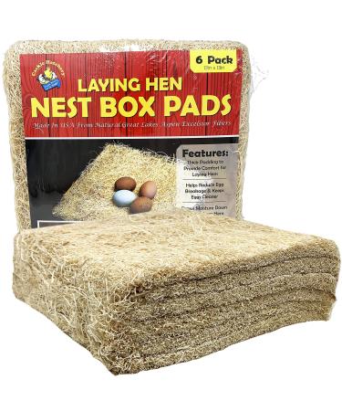 Cackle Hatchery Laying Hen Nest Box Pads - 13" x 13" (6 Pack)