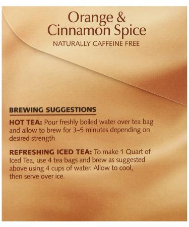 Buy Twinings Herbal Tea Orange & Cinnamon Spice - Caffeine Free - 20 Individual Bags - Buy Online on SooperMarket.com
