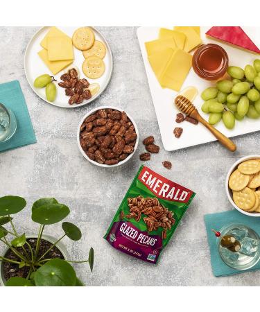 Emerald Nuts Glazed Pecans - 5 oz Resealable Bags (Pack of 6) - Buy Online on SooperMarket.com