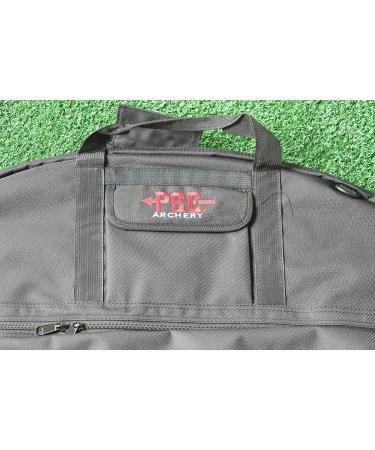 e5e10 38 Compound Bow Bag - Black Oxford Archery Hunting Arrow Carry Case with Adjustable Strap and Pockets for Quiver - Ideal for Outdoor Hunter - Buy Online on SooperMarket.com