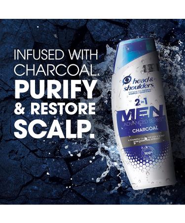 Head and Shoulders Men's 2-in-1 Charcoal Anti-Dandruff Shampoo & Conditioner Twin Pack - 12.8 fl oz Each - Buy Online on SooperMarket.com