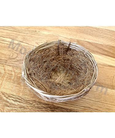Moondown Farm Moondown Farm Canary Nest Pans Coco and Wicker with Hooks 5 PACK - Buy Online on SooperMarket.com