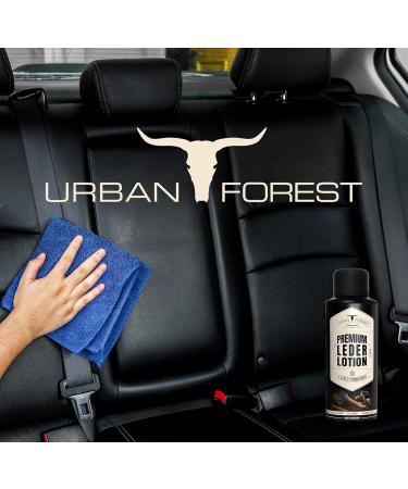 Urban Forest PROFI Autopflege Set - Premium Leather Lotion & Interior Cleaner 2x500ml | Auto Care for Leather Plastic Upholstery & Fittings - Buy Online on SooperMarket.com