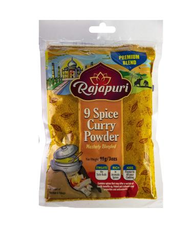 Rajapuri Mixed Spices | 9-Spice Hot Curry | 3 Oz