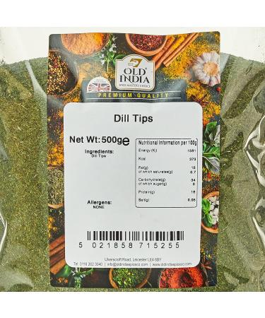 Old India Dill Tips 500g - Premium Quality Dill Spice - Pack of 1 - Buy Online on SooperMarket.com