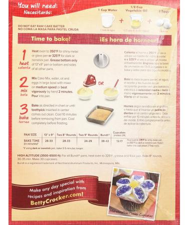 Buy Betty Crocker Super Moist French Vanilla Cake Mix 432g - International Shipping Available - Buy Online on SooperMarket.com