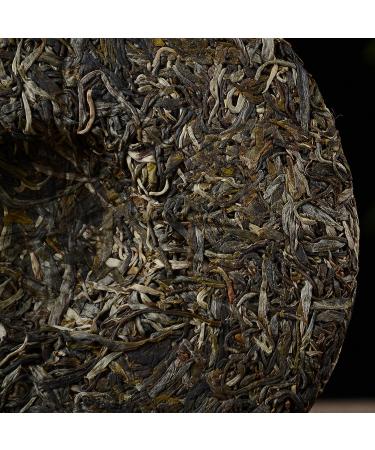 2021 Yi Wu Raw Puerh Tea Cake 357g - Natural & Aged Sheng Pu Erh Tea from Yunnan (12.6oz) - Buy Online on SooperMarket.com