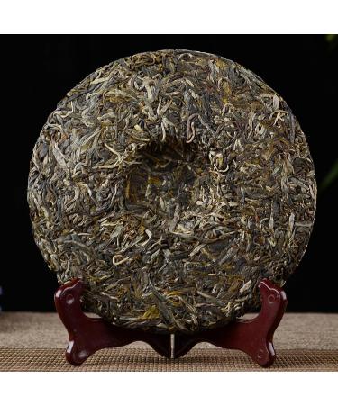 2021 Yi Wu Raw Puerh Tea Cake 357g - Natural & Aged Sheng Pu Erh Tea from Yunnan (12.6oz) - Buy Online on SooperMarket.com