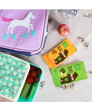 Buy Bear Fruit Rolling Apple - 100% Natural No Added Sugar Healthy Snack | 30 Bags x 20g | Ideal for Kids & Adults | 600g Green - Buy Online on SooperMarket.com