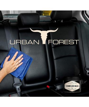 Car Interior Cleaner & Premium Leather Balm Set | 500ml Car Cleaner + 250ml Leather Care - Urban Forest - Buy Online on SooperMarket.com