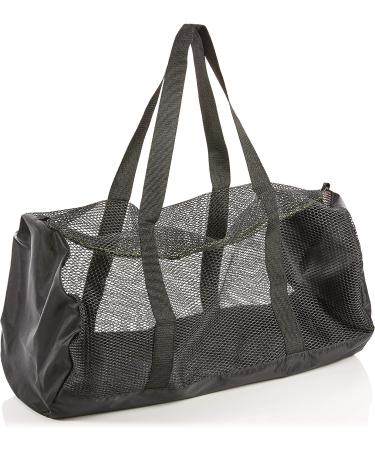 Innovative Scuba Mesh Duffle Gear Bag | Medium Size for Diving, Snorkeling, Swimming, Beach & Sports | BG0271 Black/Blue - Buy Online on SooperMarket.com