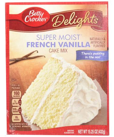 Betty Crocker Super Moist Cake Mix French Vanilla 432g (Betty Crocker Super Moist Cake Mix French Vanilla)