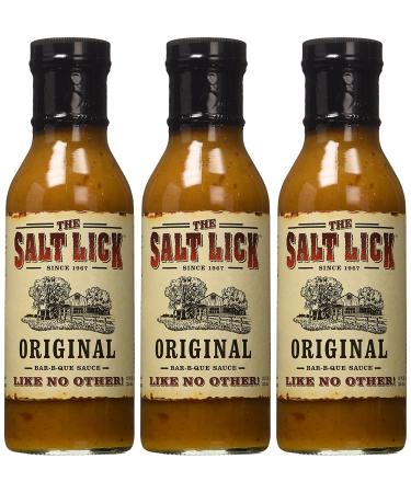 Salt Lick BBQ Sauce 12 oz (Pack of 3) - Original Flavor - Buy Online on SooperMarket.com