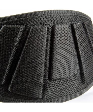 C.P.Sports Weightlifting Belt - Ultra Light Fitness Training Belt for Bodybuilding & Strength Training | Robust Nylon for Men & Women | XXL (117-132cm) - Black - Buy Online on SooperMarket.com