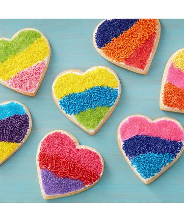 Wilton Colored Sugar Sprinkles Medley 4.4 oz - Bright Multicolored Baking Supplies - Buy Online on SooperMarket.com
