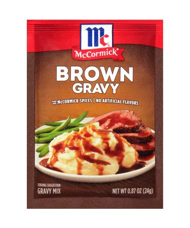 McCormick Brown Gravy Mix, 0.87 oz 0.87 Ounce (Pack of 1)