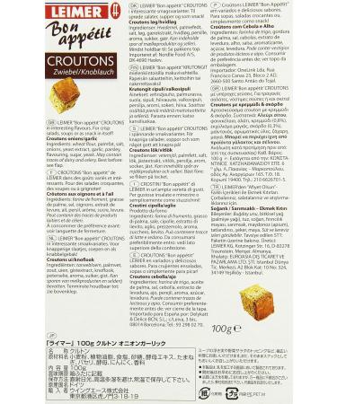 Leimer Croutons Onion/Garlic - Pack of 10 (1000g) | Buy Internationally Best Price! - Buy Online on SooperMarket.com