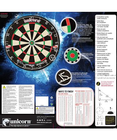 Unicorn Eclipse Pro2 Dartboard - Professional Quality for Precision Dart Throwers - Buy Online on SooperMarket.com