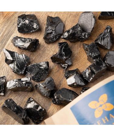 Elite Shungite Stones 100g for Water Purification - Crystal Healing Infused Water Bottle - Authentic Shungite Nuggets for Cleansing and Filtering - Buy Online on SooperMarket.com