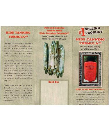 Knoblochs Deer Hunter's & Trapper's Hide & Fur Tanning Formula Multi Pack 4 - Premium Fur Tanning Solution - Buy Online on SooperMarket.com